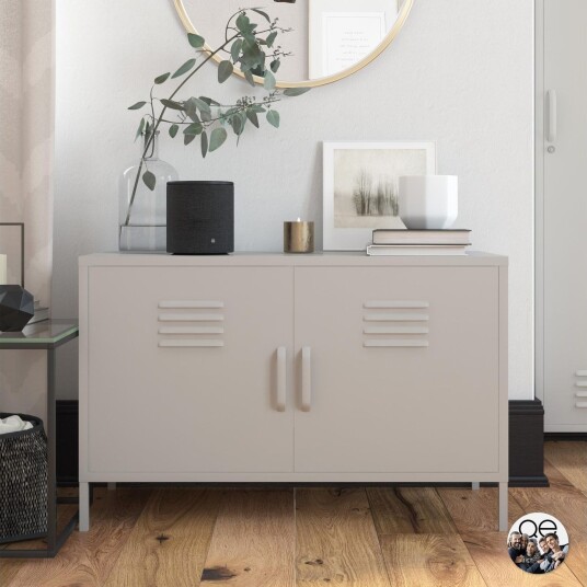 Bradford Skänk 100x40 cm Ljusgrå Queer Eye Ljusgrå - Bradford Skänk 100x40 cm Ljusgrå Queer Eye Ljusgrå -