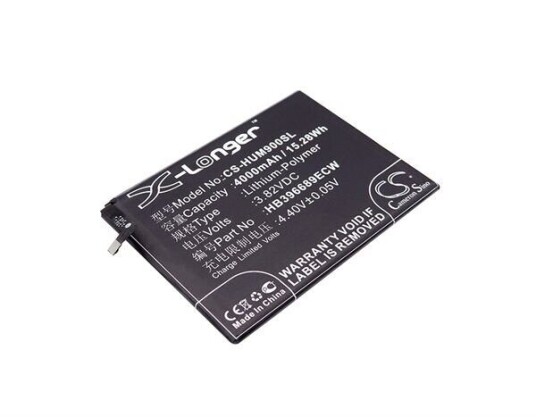 Huawei MHA-TL00 batteri (4000 mAh 3.82 V, Sort)