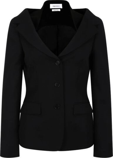 Alexander McQueen Dame Jakker Svart M, Alexander McQueen Dame Jakker Svart M,