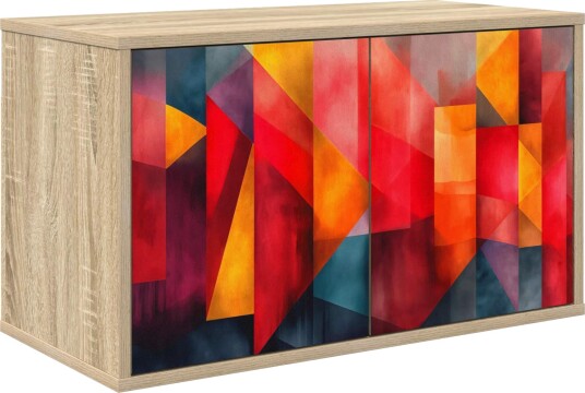vidaXL Vegghengt TV skap HEESCH 69 x 33 x 40 cm Sonoma eik