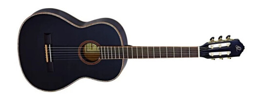 Ortega Guitars Ortega R221snbk Klassisk Gitar 4/4 Slim Neck, Gloss Svart
