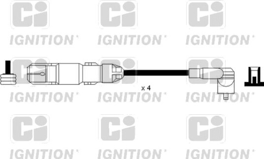 Tennplugg kabelsett QUINTON HAZELL XC1162