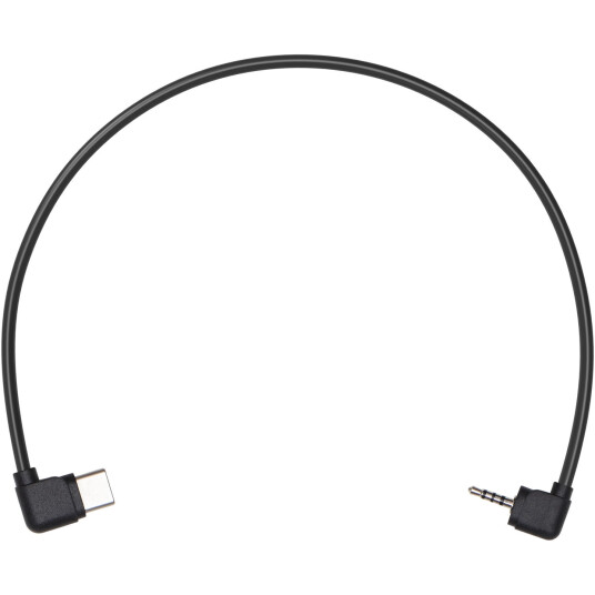 DJI USB type C-kabel - 24 pin USB-C til 4-pols mikrojakk - 20 cm