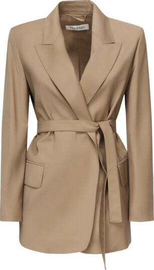 Max Mara Dame Jakker Beige S,