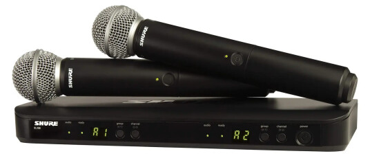 Shure BLX288/SM58-S8 Dual Handheld Wireless Microphone System