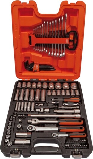 Bahco S103 Topnøkkelsett 1/4" og 1/2" - 103 Deler Håndverktøy