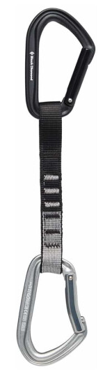 Black Diamond Hotforge Quickdraw 16 Cm Light Gray