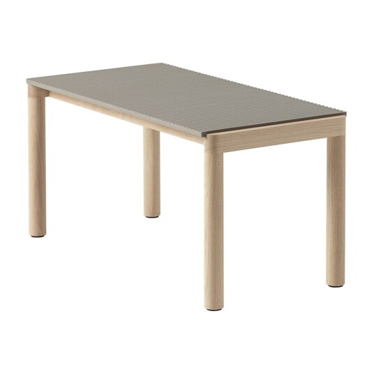 Muuto Couple 1 Wavy salongbord 40 x 84 x 40 cm Taupe-oak