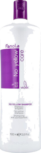Fanola No Yellow Sjampo 1000 ml for Farget Hår - Vegan og Sulfatfri Fanola No Yellow Sjampo 1000 ml for Farget Hår - Vegan og Sulfatfri