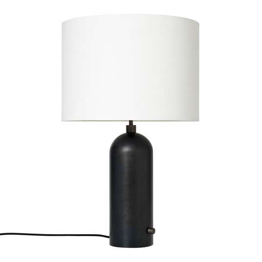 Gubi Gravity Table Lamp – Large White / Blackened Steel