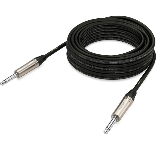 Behringer Gic-1000 Gull Performance Instrumentkabel 10m