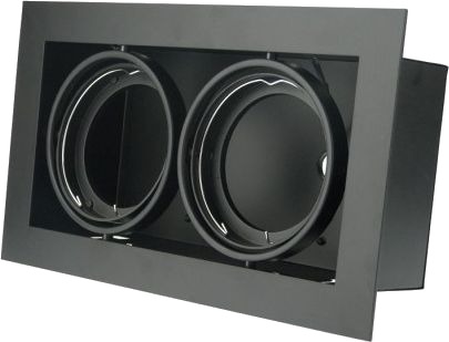 Innfelt Taklampe Pireo Dobbel Svart Op Pireo2 20