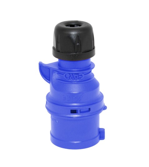 Garo P 416-9 S Støpsel IP44 5-polet 16 A Blå 9 h er & kabler
