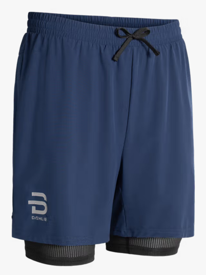 Dæhlie Shorts Run 2in1 Blå M Dæhlie Shorts Run 2in1 Blå M