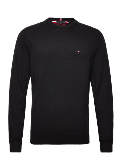 Tommy Hilfiger Pima Org Ctn Cashmere Crew Neck - Black - XL Tommy Hilfiger Pima Org Ctn Cashmere Crew Neck - Black - XL
