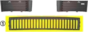 Ventilasjonsgitter VAN WEZEL 7625590