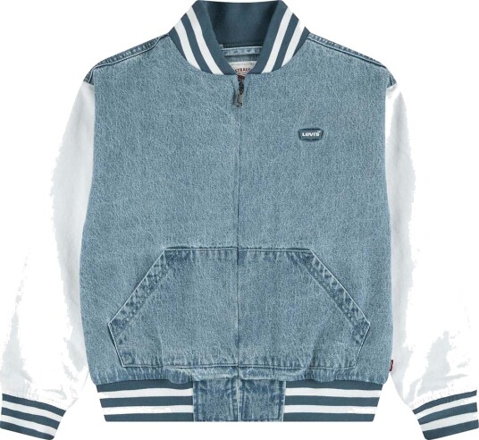 Levi"s Lvb Denim Bomber Jacket Blue 140