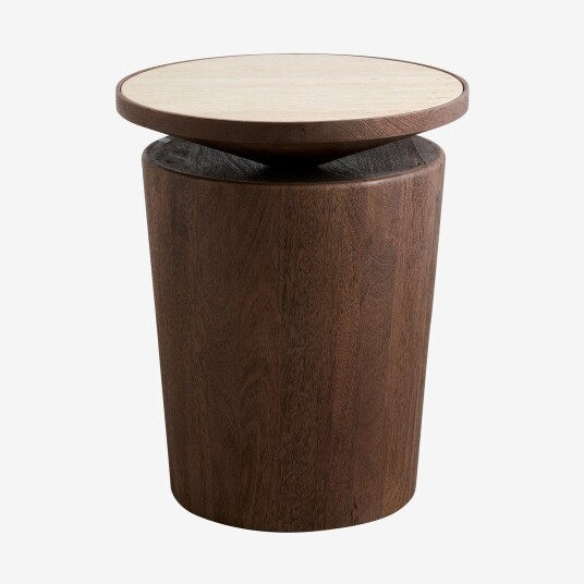Nordal KWANDO sidebord med travertinplate 6975