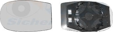 VAN WEZEL 1620837 Speilglass, ytterspeil