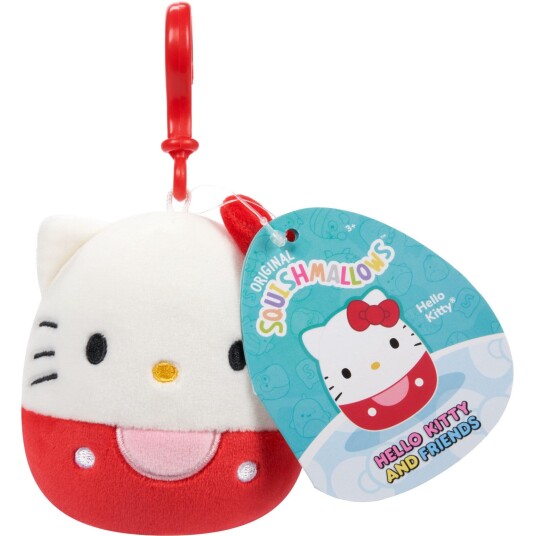 Squishmallows 9 Cm Clip on Hello Kitty And Friends Hello Kitty