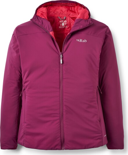 Rab Xenair Alpine Light Jacket Wmns Mulberry Size 14