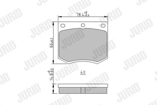 Bremseklosser JURID 571247J