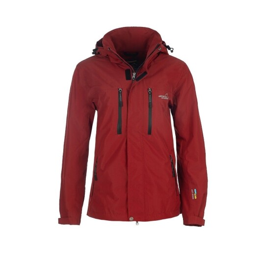 Arrak Outdoor Rain jacket W Dark red XS Arrak Outdoor Rain jacket W Dark red XS
