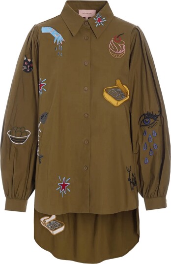 Hunkøn Sasha Shirt - OLIVE - XS