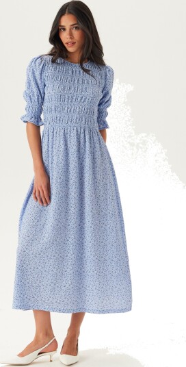 Bubbleroom Short Sleeve Smock Dress