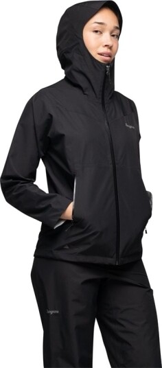 Bergans Essentials 2.5L Shell Jacket Women Black Bergans Essentials 2.5L Shell Jacket Women Black