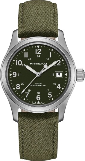 Hamilton Khaki Field Mechanical H69439363 - Herre - 38 mm - Analog - Automatisk mekanisk - Safirglass