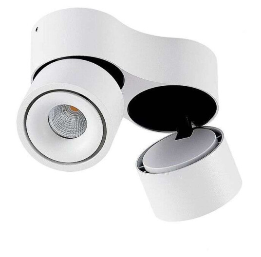 Arcchio Rotari LED-takspot, 2 lyskilder, 2x6,1W Arcchio Rotari LED-takspot, 2 lyskilder, 2x6,1W