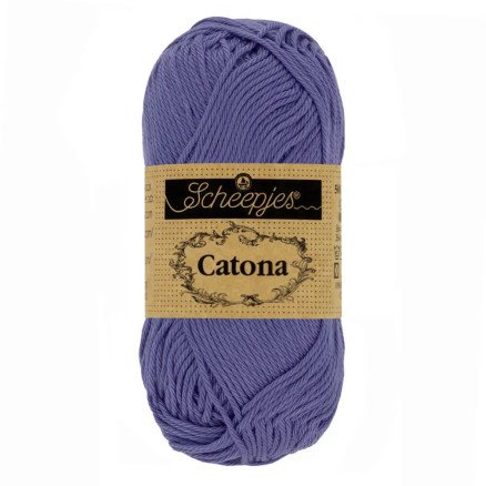 Scheepjes Catona Garn 508 Dyp Ametyst - 10g
