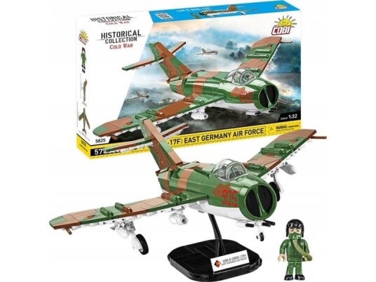 COBI 5825 Historical Collection Cold War Cold War LIM-5 MiG-17F jagerfly East Germany Air Force 575 blokker