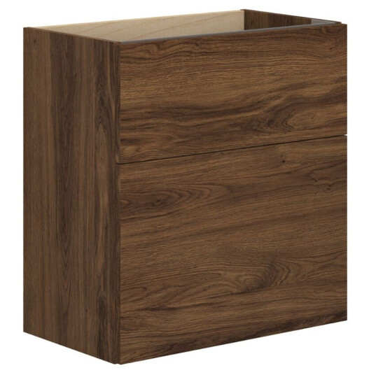 Dansani Inzo Servantskap med 2 skuffer 60x35x64 cm uten grep Brun Eik