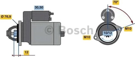 BOSCH 0 986 022 740 Starter