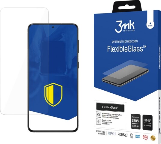 3Mk FlexibleGlass Skjermbeskytter for Samsung Galaxy S21 - Gjennomsiktig Beskyttelsesglass