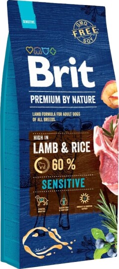 Brit Premium Lam Og Ris 2 X 15 kg