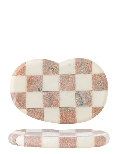 Bloomingville Petrea Tray Pink 22X2.5X14.5CM Bloomingville Petrea Tray Pink 22X2.5X14.5CM