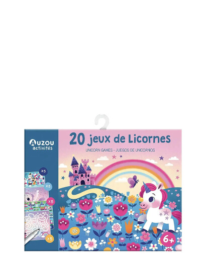 Auzou Activity Cards - 20 Unicorn Games - Multi/patterned - ONE SIZE Auzou Activity Cards - 20 Unicorn Games - Multi/patterned - ONE SIZE