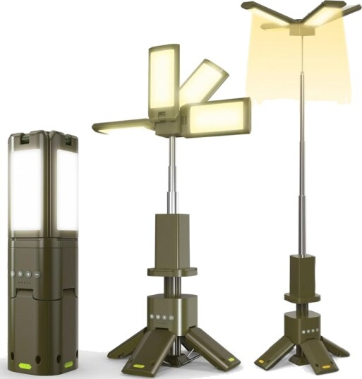 Multifunktionell hopfällbar LED lampa 14000mAh