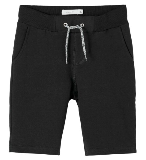 name it Nkmhonk Swe Long Shorts Unb Noos Black 146