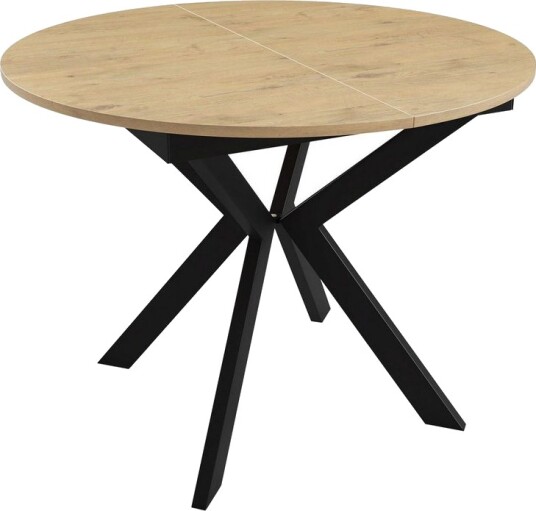 Ferrer Spisebord 138 cm - Svart/Beige