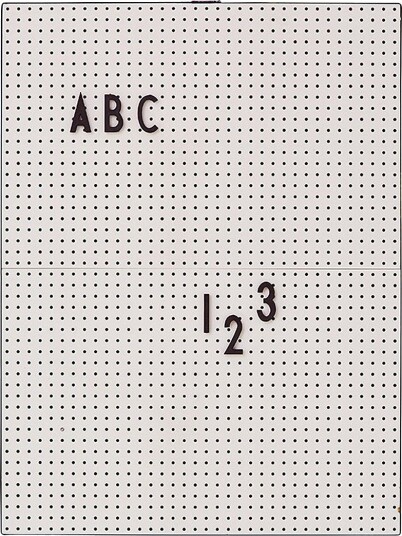 Design Letters Message Board A4 Silver A4 Design Letters Message Board A4 Silver A4