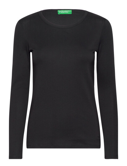 United Colors of Benetton T Shirt L/S   Black   XS