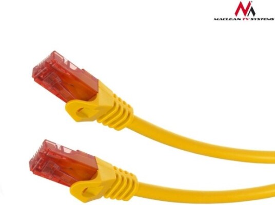 Maclean Mctv-301 Y 1M Cat6 U/Utp Utp Rj-45 Rj-45