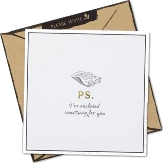 If Please Write – Hefte Med Konvolutt Ps