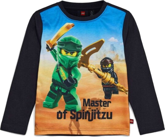 LEGO Ninjago langermet t skjorte Sort (98)