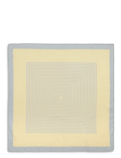 SUI AVA Classic Patterned Scarf   Yellow   60X 60