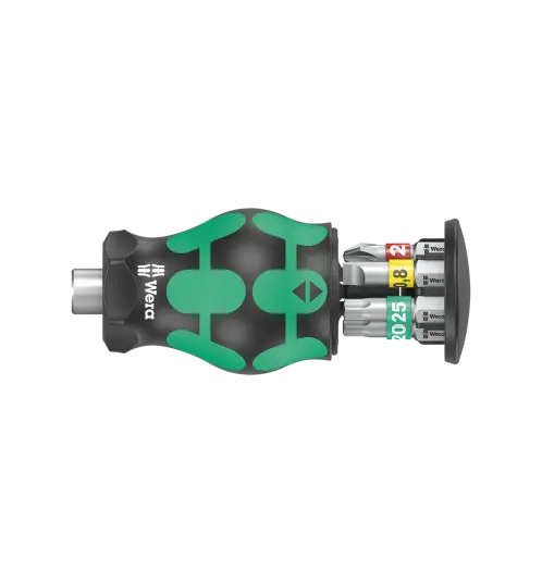 Wera Kraftform Kompakt Stubby Bitsskrutrekker med Bitmagasin 115 mm Wera Kraftform Kompakt Stubby Bitsskrutrekker med Bitmagasin 115 mm